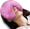 Atsuwell Sinus Mask Microwavable, Heated Eye Masks for Dry Eyes, Pink - color: Pink