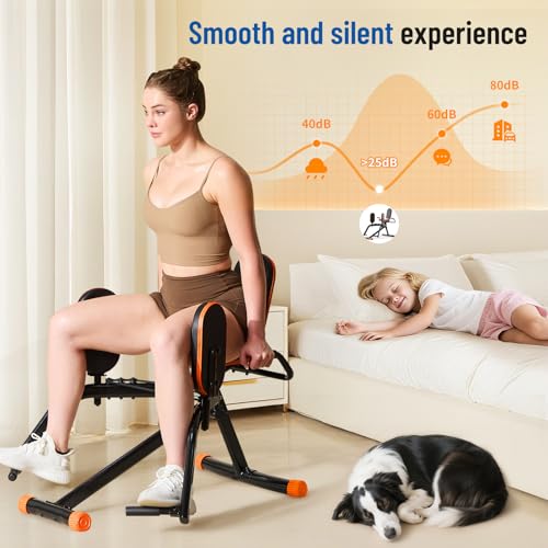 HXD-ERGO Hip Abductor Machine for Home Gym, Glute & Thigh Workout