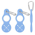 Water Bottle Hanging Buckle Clip [PCS] - Water Cup Holder with Towel Hook for Bike Portable Secure Bottle Holder - color: Blue