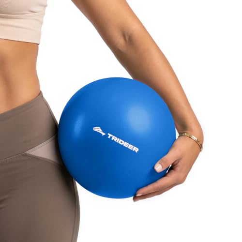 Trideer 9 Inch Pilates Ball with Inflation Straw, Small Exercise Yoga Ball - color: Royal Blue