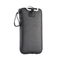 OneJoy Neoprene Phone Pouch, Lightweight Protective Cellphone Sleeve with Large Zipper Opening, Inner Pocket, Thermal Insulated, Durable Cell Phone Carrier for iPhone & Smartphones [ Black ] - color: Black