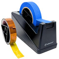 Echomerx Desk Tape Dispenser, One-Handed, Weighted Non-Slip, 1" & 3" Cores
