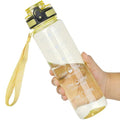 OLDLEY Water Bottle, 32oz Motivational Sports Water Bottle with Time Marker - color: Clear Star