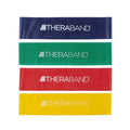 THERABAND Resistance Band Loop Set, 12", Exercise, Workout, Therapy - color: Yellow/Red/Green/Blue, size: 12 inch