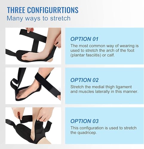 Knee Recovery Stretching Aid, Mobility and Flexibility Support Strap, Rehabilitation Equipment for Knee Pain