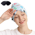 Migraine Relief Cap, Reusable Cold Compress Headband,1pcs - color: Ocean‑eyemask