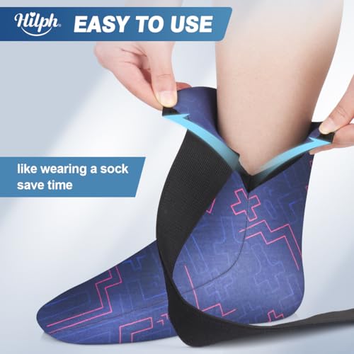 Hilph Bundle Forefoot Toes Gel Ice Pack and Foot Gel Ice Pack Sock for Pain Relief