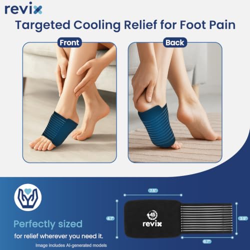 REVIX Foot Ice Pack Wrap for Plantar Fasciitis, 45-Min Cold Therapy 2 Packs - style: 2 Packs
