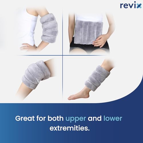 REVIX Microwave Heating Pad for Knee & Elbow Arthritis Pain Relief - color: Gray