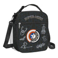 Clastyle Kid Lunch Box for Boy Insulated Lunch Bag Back to School, Hero - color: Emblem