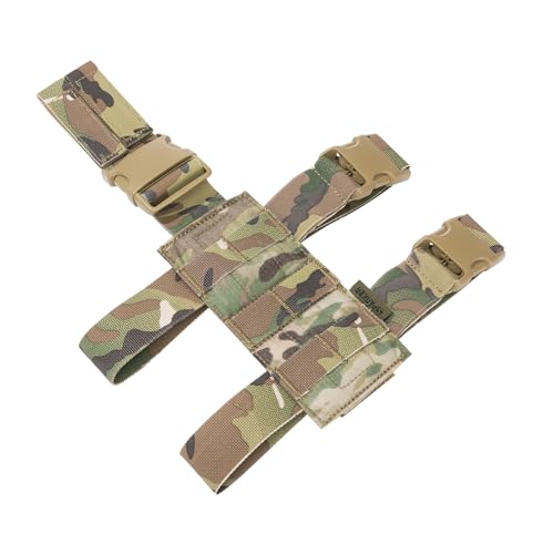EXCELLENT ELITE SPANKER Tactical Drop Leg Holster Adjustable Drop Leg Platform Molle Module Universal Bag for Left/Right Leg - color: MCP