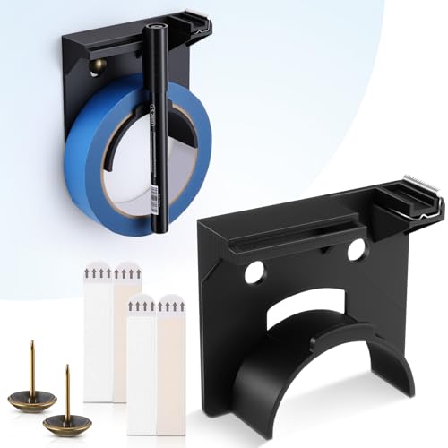 Kitchen Tape Dispenser for Labeling, Fits 0.94" Painter's Tape (3" Core)