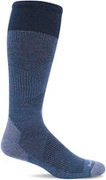 Sockwell Men's Diamond Dandy Moderate Graduated Compression Sock - color: Denim, size: Medium-Large