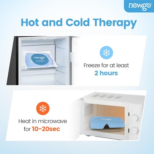 NEWGO Cooling Face Eye Mask for Puffy Eyes, Cold Face Ice Pack