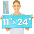 Arctic Flex Reusable Gel Ice Pack for Injuries with Straps (24" x 11") - size: 2X-Large (Pack of 1)