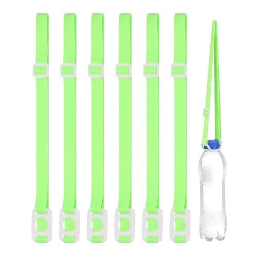 PATIKIL Water Bottle Lanyard - color: Fluorescent Green/White