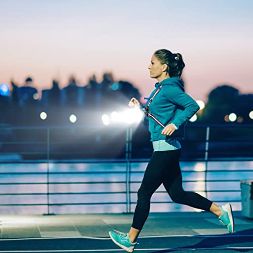Topyond Running Chest Lights for Runners, LED Reflective Vest Night