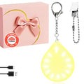 Tubasion 2-in-1 Purse Light with Clip & Hook, USB-C Rechargeable Handbag Light, Ultra Bright Bag Lights for Purses, Upgraded Automatic Sensor Purse Must Haves Accessories Gift for Women Girls - style: Teardrop_1Pack with Gift-Box