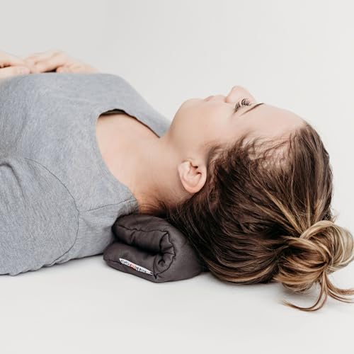 Lavabag Microwave Weighted Heating & Cooling Pad | Filled with Real Lava Sand | for Neck, Shoulder, Cramps, Back Pain Relief | Warm Weighted Heat Pack for Aches, Unscented (Black) - size: Original