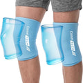 ComfiTECH Youth Knee Gel Ice Pack Wrap Sleeves, 2 Packs, L - size: Large