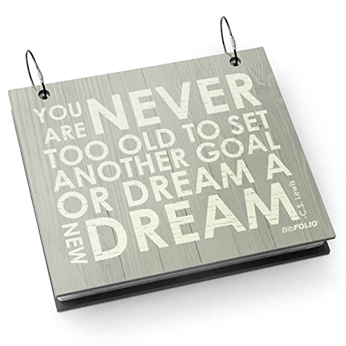 Gone For a Run BibFOLIO Race Bib Album - Never Too Old - 9.5x8 - color: Never Too Old