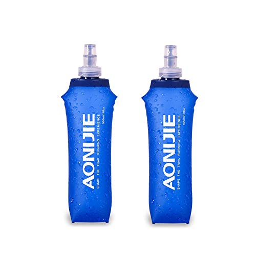 AONIJIE Soft Water Bottle, 2 Pack, 500ml - color: 2 Pcs - 500ml