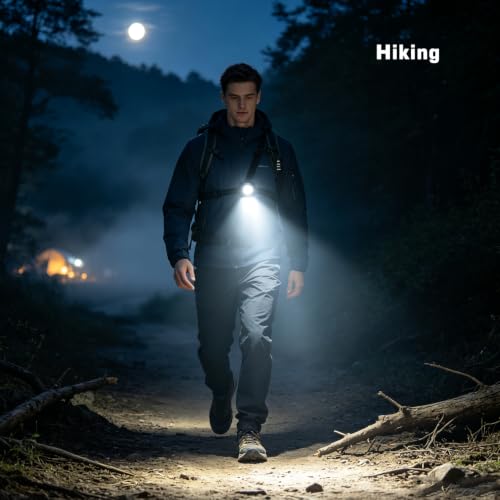 Suptig Outdoor Night Running Lights for Runners Running Light for Camping Hiking Jogging Outdoor Adventure- Hands-Free, Bright and Water-Resistant