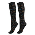 Compression Socks Women and Men 15-20mmHg-Circulation Support Socks for Athletic Running Cycling - color: Planet