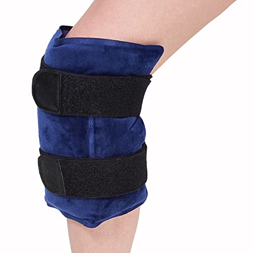 Koo-Care Knee Ice Pack for Injuries - Reusable Large Gel Ice Wrap Hot Cold Compress for Pain Relief, Swelling, Arthritis, Meniscus Tear, Sprains, ACL, Knee Replacement, Post-Surgery Recovery Therapy