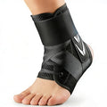 Lace Up Ankle Brace for Women Men, Ankle Support Brace for Sprained Ankle, Ankle Stabilizer Brace with 2 Auto-Shaped Pads, Air Fabric Cool Medical Ankle Brace for Peroneal Tendonitis & Injury Recover, Basketball, Sports, L(13”-14”) - size: Large