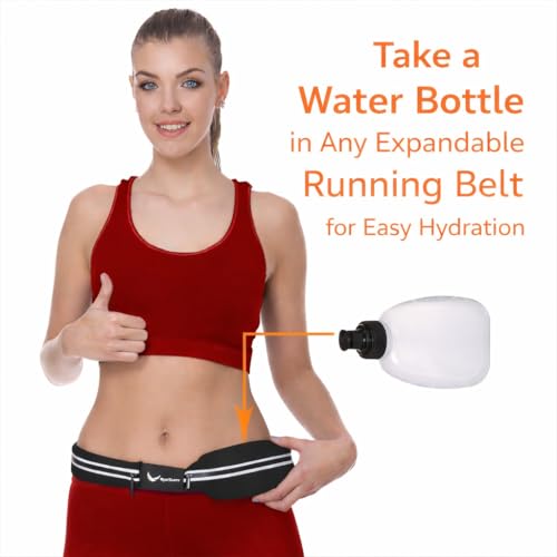 Runtasty 10 oz BPA-Free Water Bottles – 2-Pack Replacement for the Winner’s Hydration Belt, Push-Pull Caps, Spill-Proof Design, Fully Compatible with Most Fuel Belts for Running, Hiking & Cycling