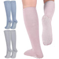 3 Pair Non Slip Compression Socks Women Men - color: Light Color, style: Minimalist