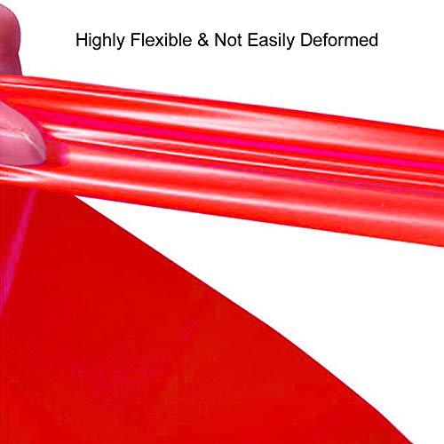 Long Resistance Bands for Working Out, Physical Therapy, Yoga & Pilates - color: Red