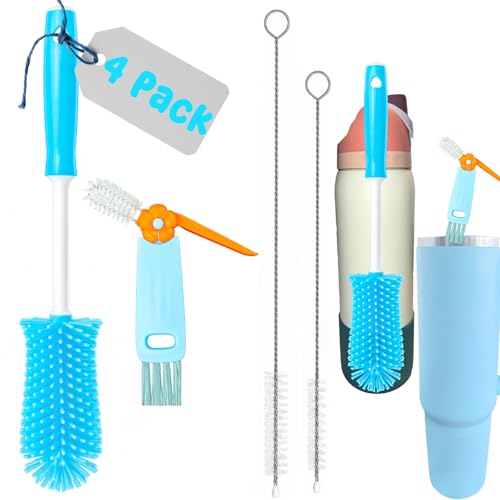 4 Pack Water Bottle Cleaning Kit Water Bottle Cleaner Brush for Owala