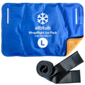 Hands-Free Ice Pack for Injuries Reusable, 10"×16" Flexible Cold Therapy - size: Hands-free L