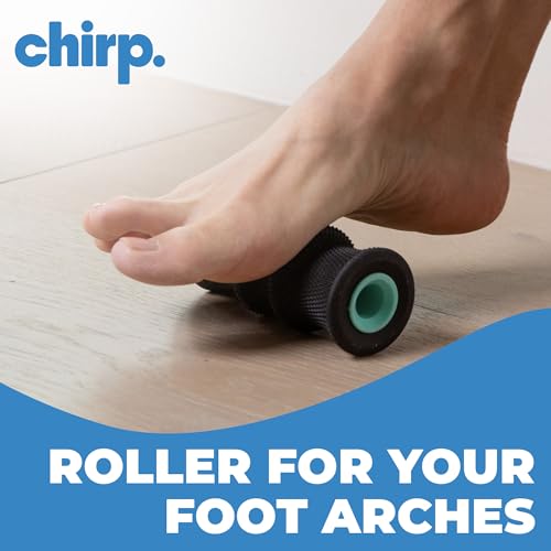 Chirp Foam Roller for Foot Massage and Pain Relief, Wheel+ 2" Foot Roller - size: 2" - Deep Tissue