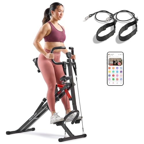 Sunny Health & Fitness Row-N-Ride Trainer for Full-Body Home Exercise