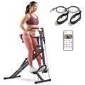 Sunny Health & Fitness Row-N-Ride Trainer for Full-Body Home Exercise