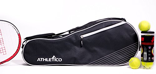 Athletico Tennis Bag and Racketball Bag - Tennis Bags for Women and Men to Hold Tennis Racket, Racquetball Racket, Pickleball Paddles and Other Equipment or Gear