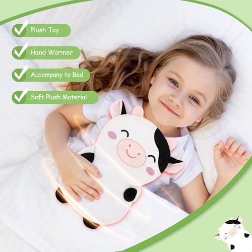 Cow Microwavable Heating Pad for Cramps Period Pain Relief Cute Heating Pad - style: Milk Cow