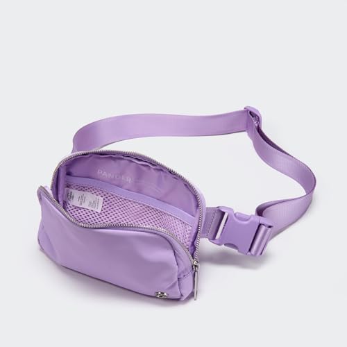 Pander Crossbody Belt Bag for Women and Men, Travel and Everyday Use - color: Lilac Purple