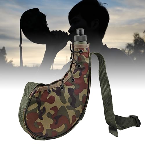 Water Kettle For Camping Oxford Cloth Canteens Water Bottle For Running Backpacking Convenient Outdoor Drinkware