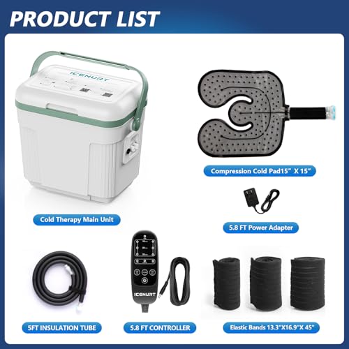 Programmable Timer Ice Machine for Knee After Surgery w/Quiet Pump