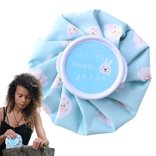 Bag Ice Pack - Leakproof Ice Pack | Hot Water Bags for Knees | Forehead Ankles Ice Pack | Lightweight Ice Pack | Ice Cold Pack Reusable | Cold and Hot Hot Water Bag - color: Blue