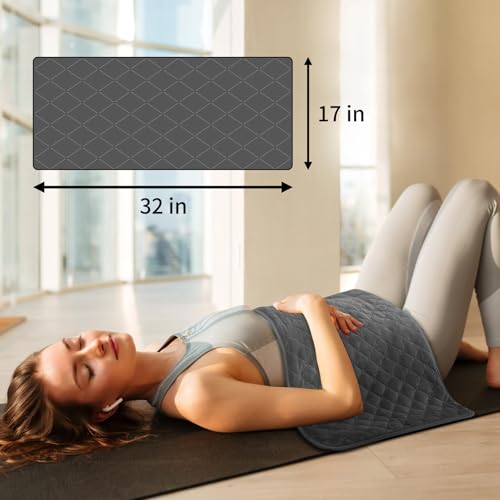 Heating Pad for Back - 32"x17" XXXL Electric Heating Pad - size: 32"x17"