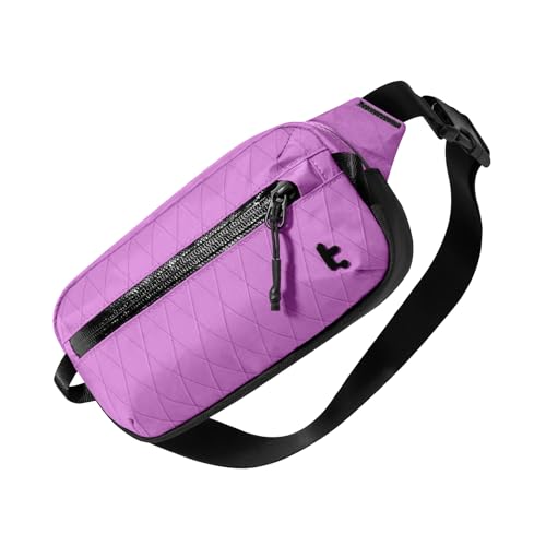 tomtoc 1.5L X-Pac Sling Bag with RFID Blocking Crossbody Pack for Men Women - color: X-Pac Purple, size: 1.5L