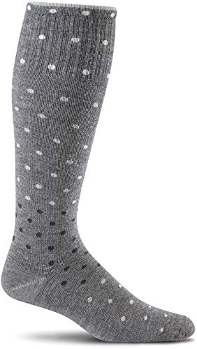 Sockwell Women's On the Spot Moderate Graduated Compression Sock - color: Charcoal, size: Medium-Large
