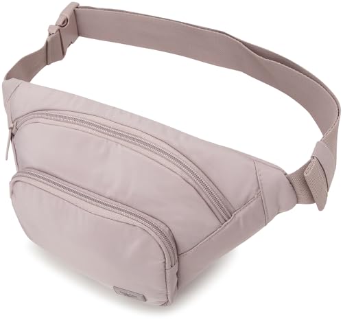 Reebok Belt Bag Fanny Pack for Women & Men, Adjustable Crossbody - color: Kat Latte