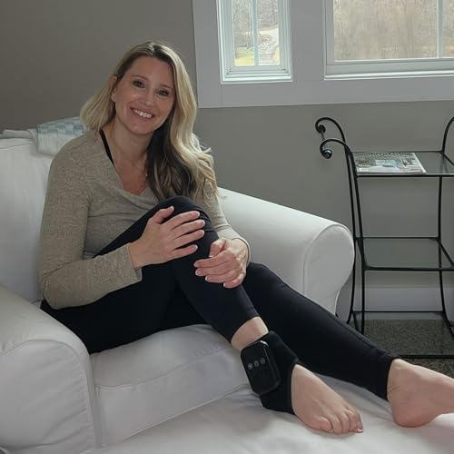 Vita Feet Relief Ankle Massager with Heat and Vibration, Cordless Device