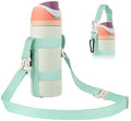 EasyAcc Water Bottle Holder Strap Sling, for Owala FreeSip 24 32 40 oz, Hydro Flask, Cirkul, Yeti, Stanley Flip, Universal Water Bottles, with Carabiner, for Walking Curise Travel (Bottle Excluded) - color: Eucalyptus